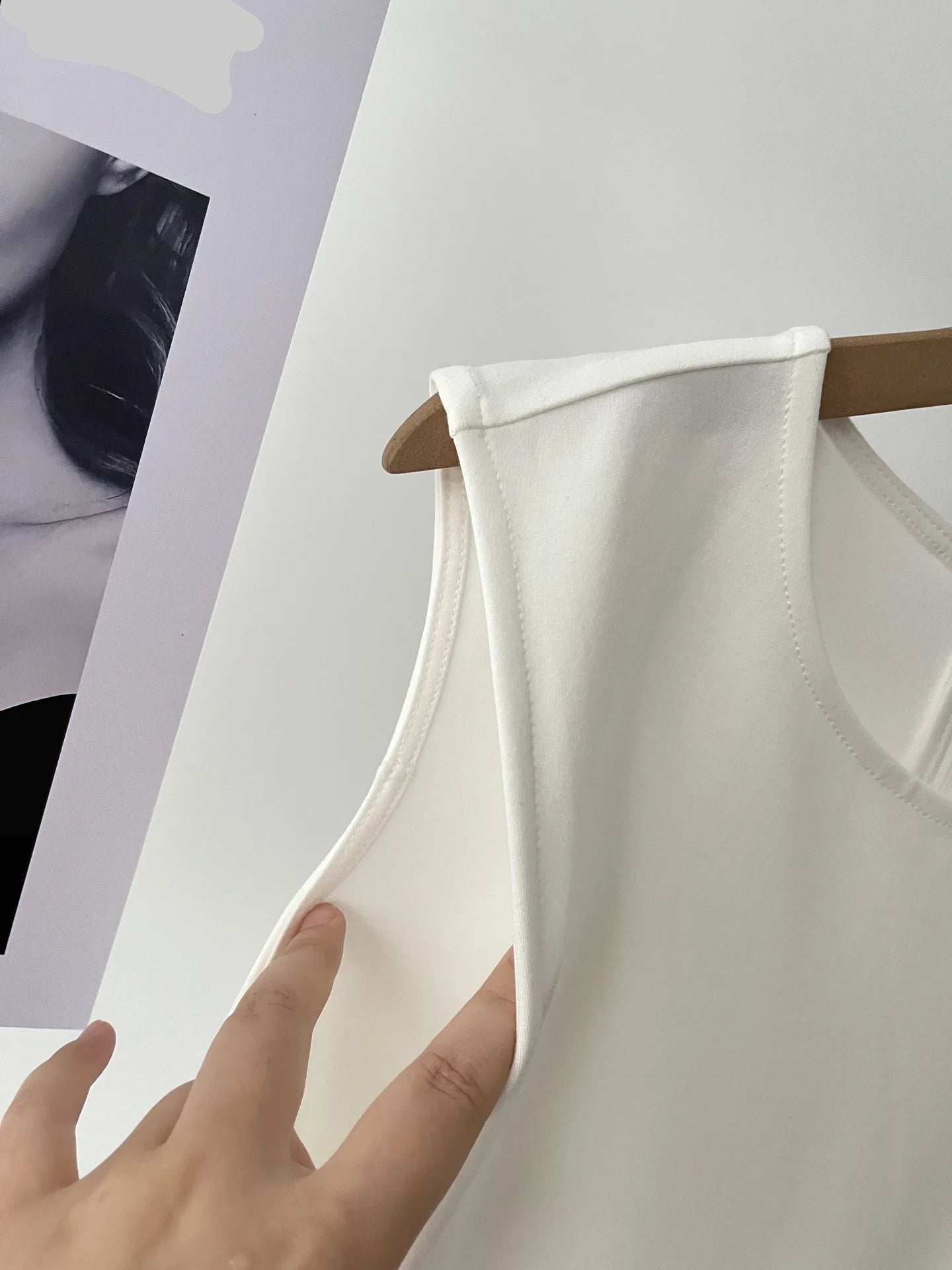 Side-Knotted Simple Sleeveless A-Line Dress